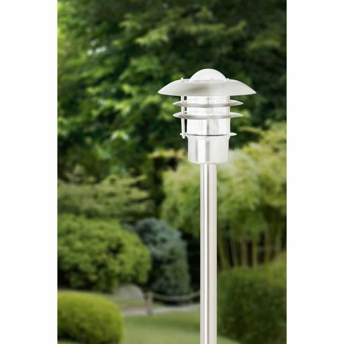 Lampă solară Brilliant Terrence Transparent Argintiu 60 W